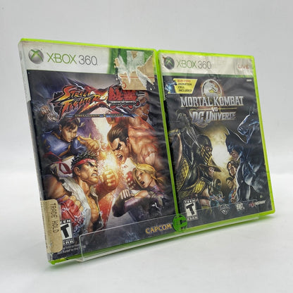 Lot of 2 Microsoft Xbox 360 Games Fighting Games