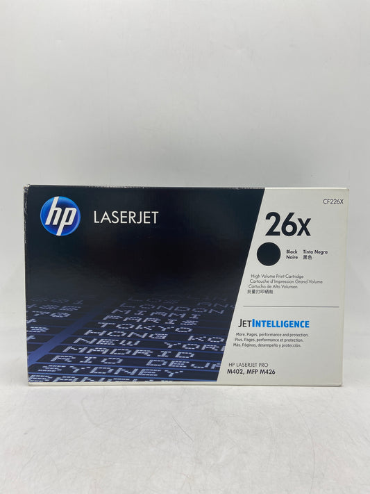 New HP 26X CF226X Black LaserJet Toner Cartridge