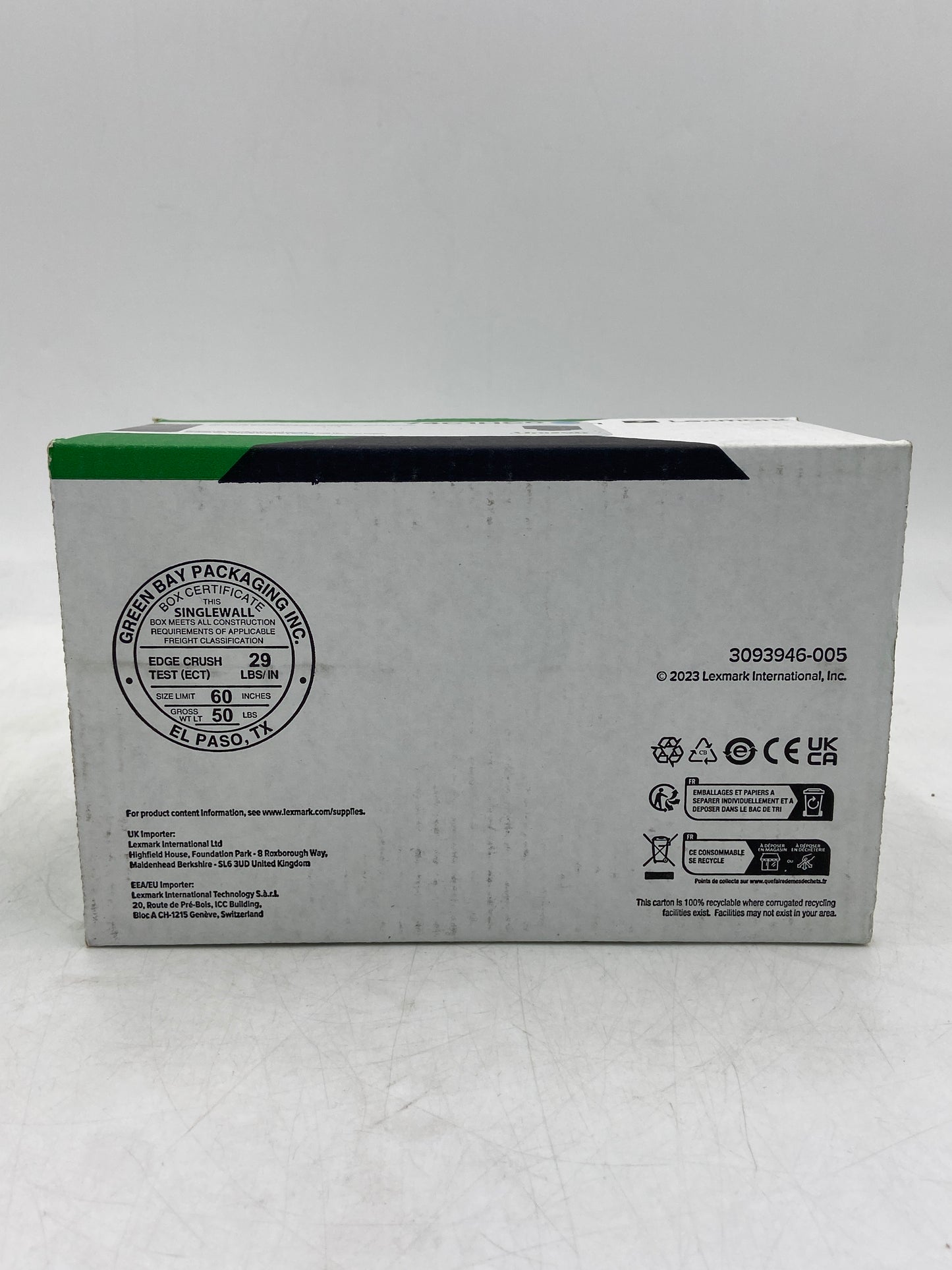 New Lexmark 74C1HC0 Cyan Toner Cartridge CS725