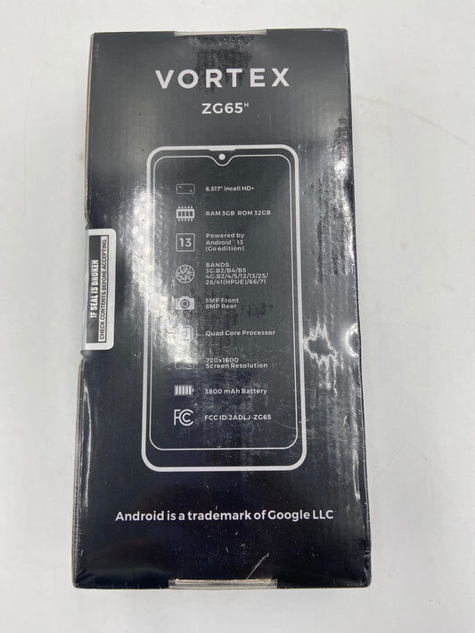 New T-Mobile Vortex ZG65 3 RAM Android 13 Black Clean