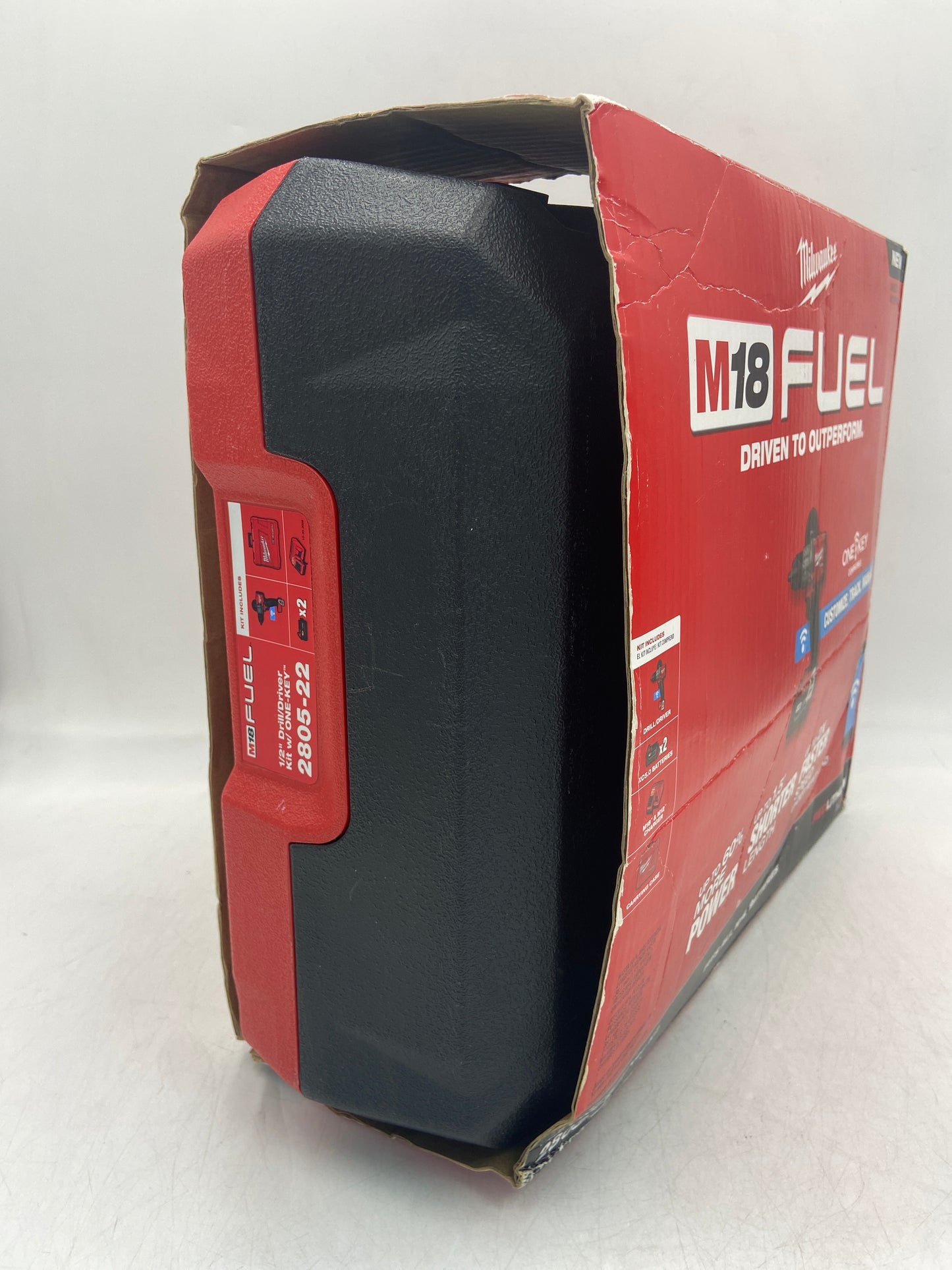New Milwaukee 2805-22 M18 18V 1/2" Drill Driver Tool Kit, with ONE Key