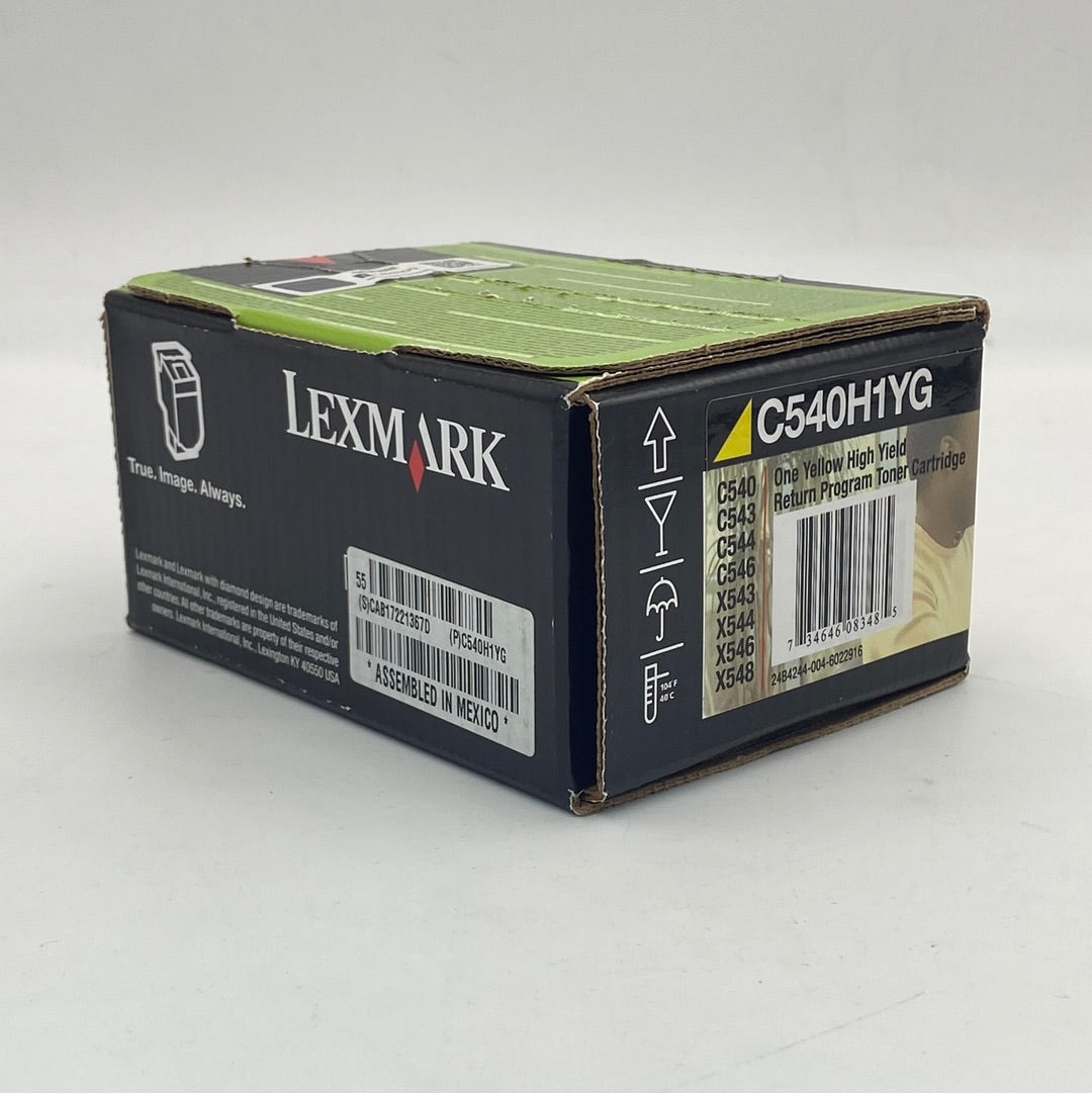 New Lexmark Toner Cartridge C540H1YG Yellow Ink Cartridge