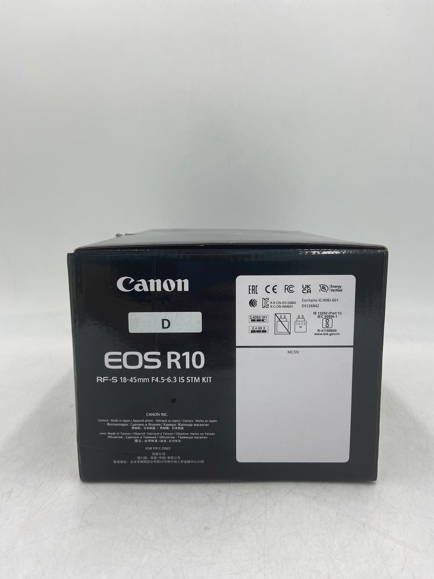 New Canon EOS R10 24.2MP Compact APS-C Mirrorless Camera