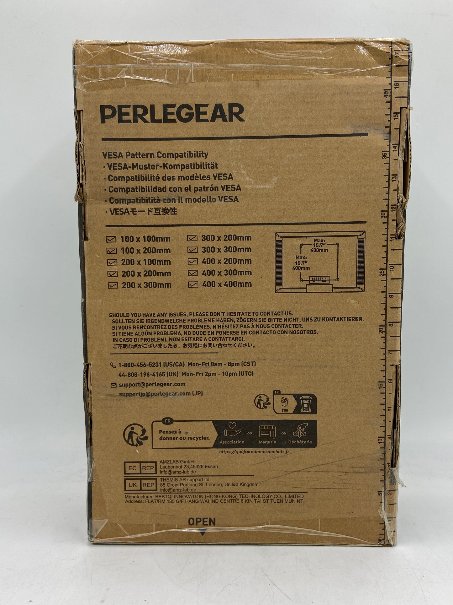New PERLEGEAR TABLETOP TV STAND  PGTVS26