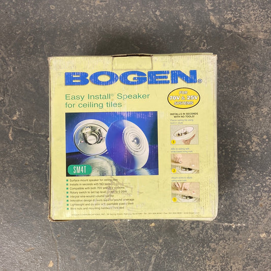 New Bogen SM4T Easy Install Surface Mount Speaker