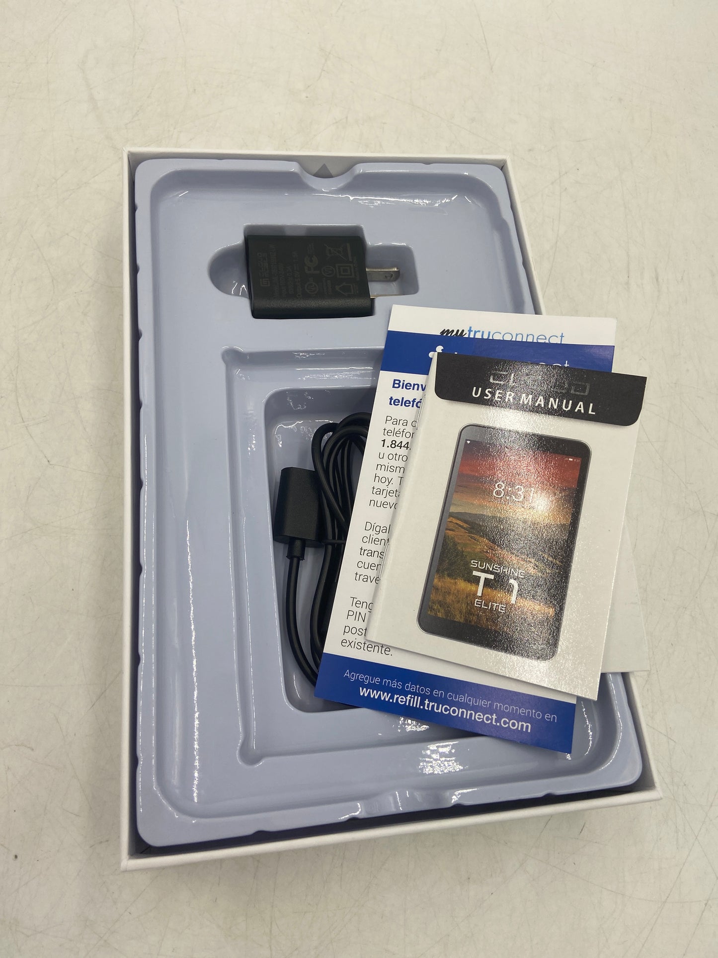 New Open Box Cloud Factory Unlocked Sunshine T1 Elite 4G 16GB 2GB RAM8" Silver Android Tablet T1