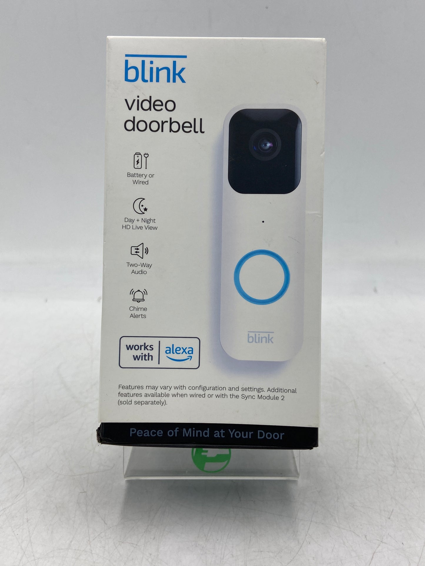 Blink Video Doorbell White Home Surveillance Camera BDM00200UW