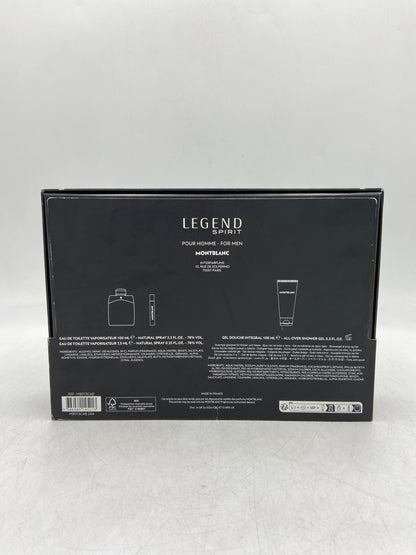 New Montblanc Legend Spirit Set Cologne & Shower Gel Set for Men MB013C48