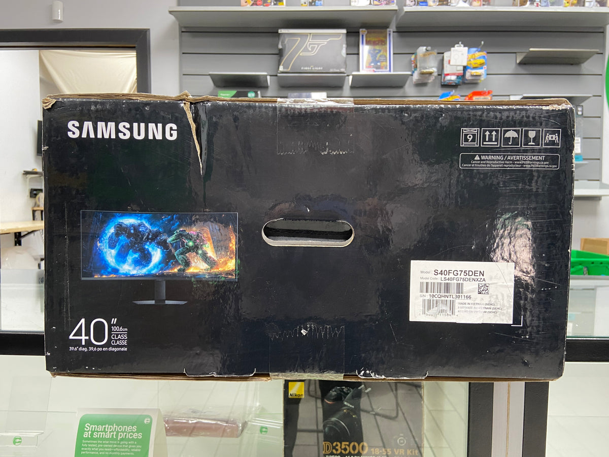 New Samsung Odyssey 40" G75F 5K2K WUHD LCD VA Curved Gaming Monitor
