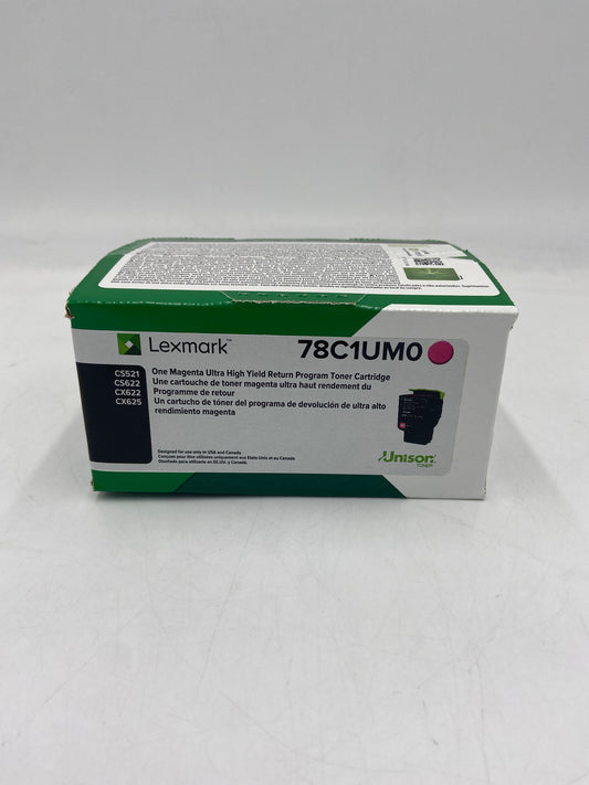 New Lexmark 78C1UM0 Magenta Toner Cartridge