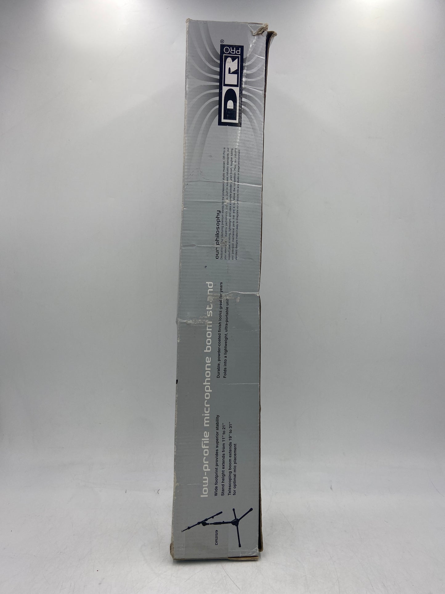 New DR PRO DR259  Low Profile Mic Boom Stand MS1500BK Black