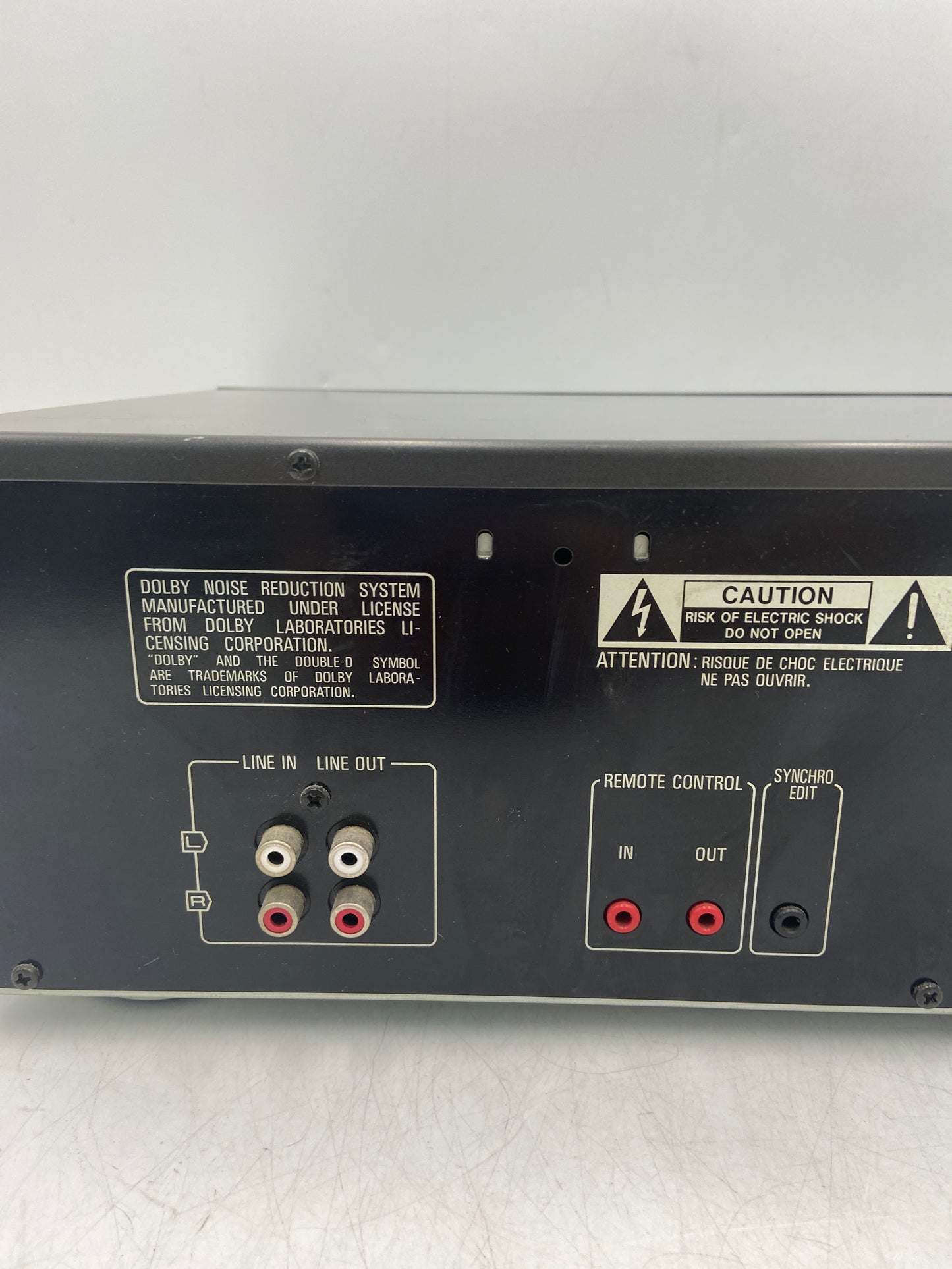 Technics Stereo Double  Cassette Deck RS-TR165