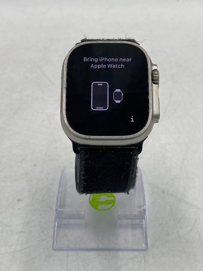 Unlocked Apple Watch Ultra 2 49MM Natural Titanium Dark Gray Trail Loop A2986
