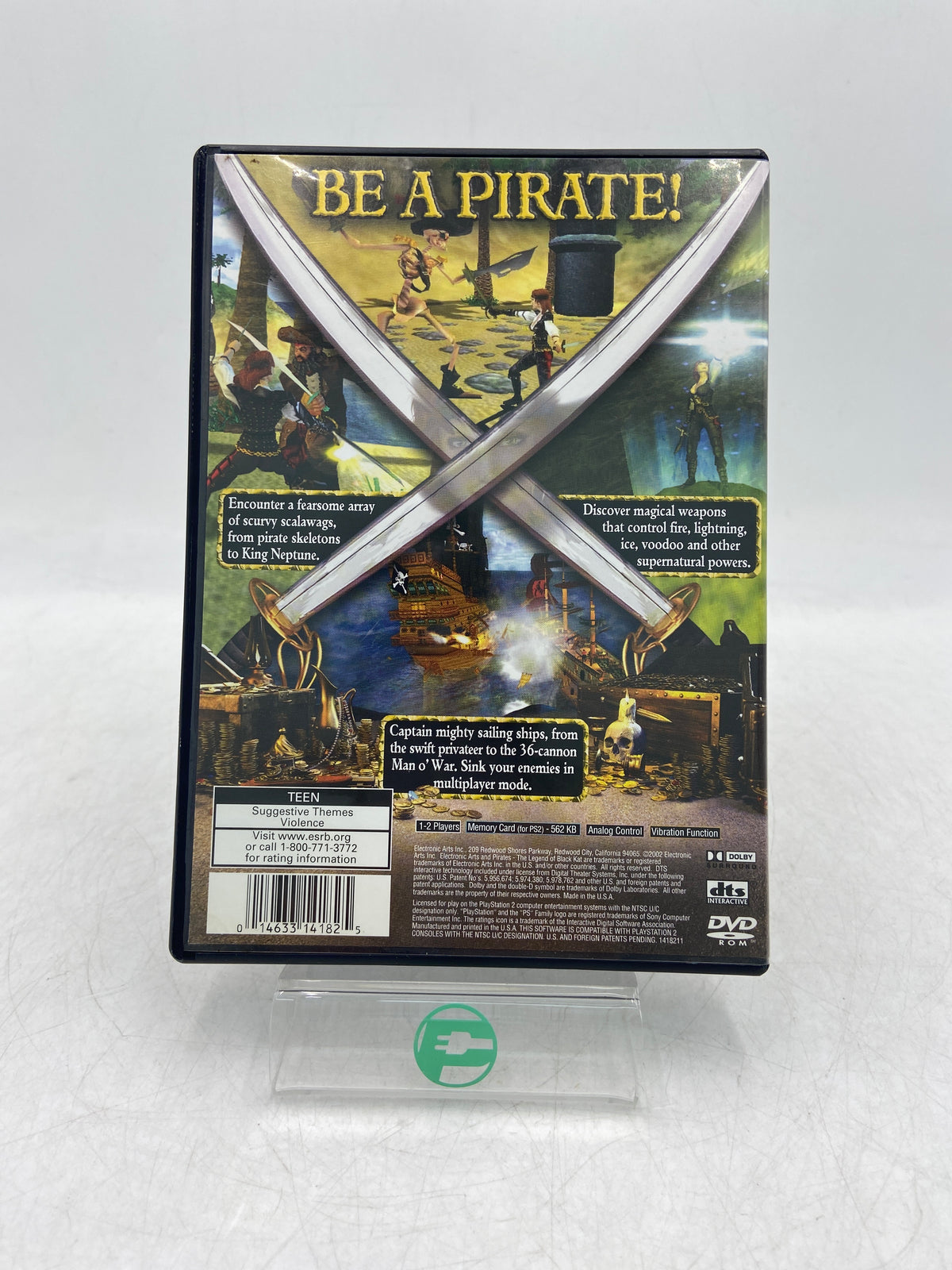 Pirates Legend of Black Kat (Sony PlayStation 2 PS2, 2002)