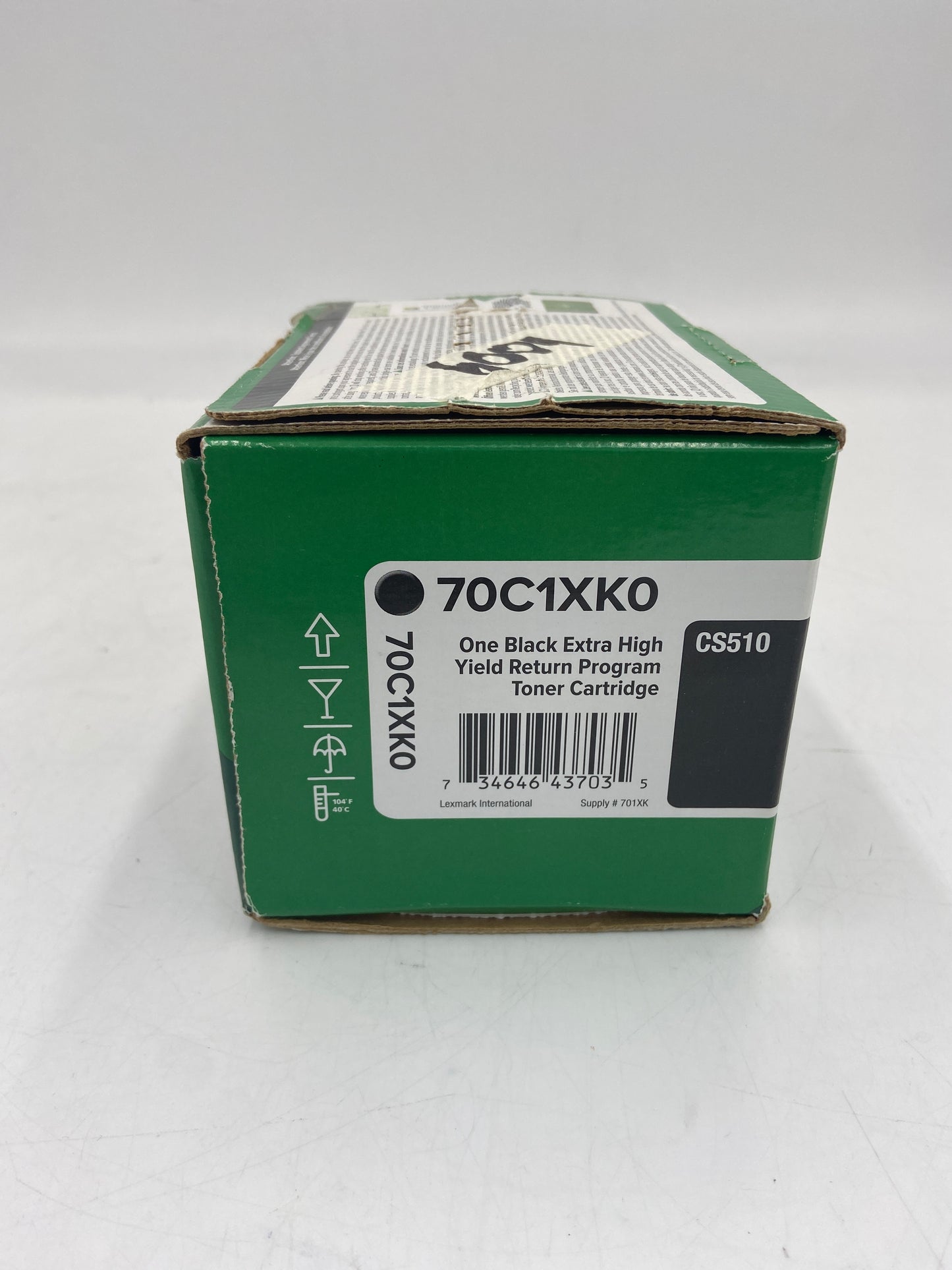 New Lexmark 70c1xk0 CS510 Black Toner Cartridge
