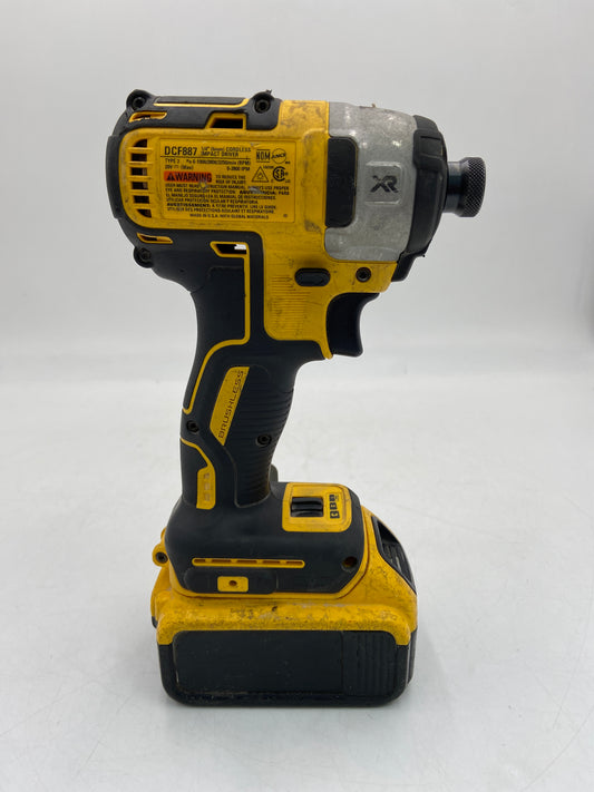 DeWalt DCF887 20V MAX 1/4" Cordless Impact Driver