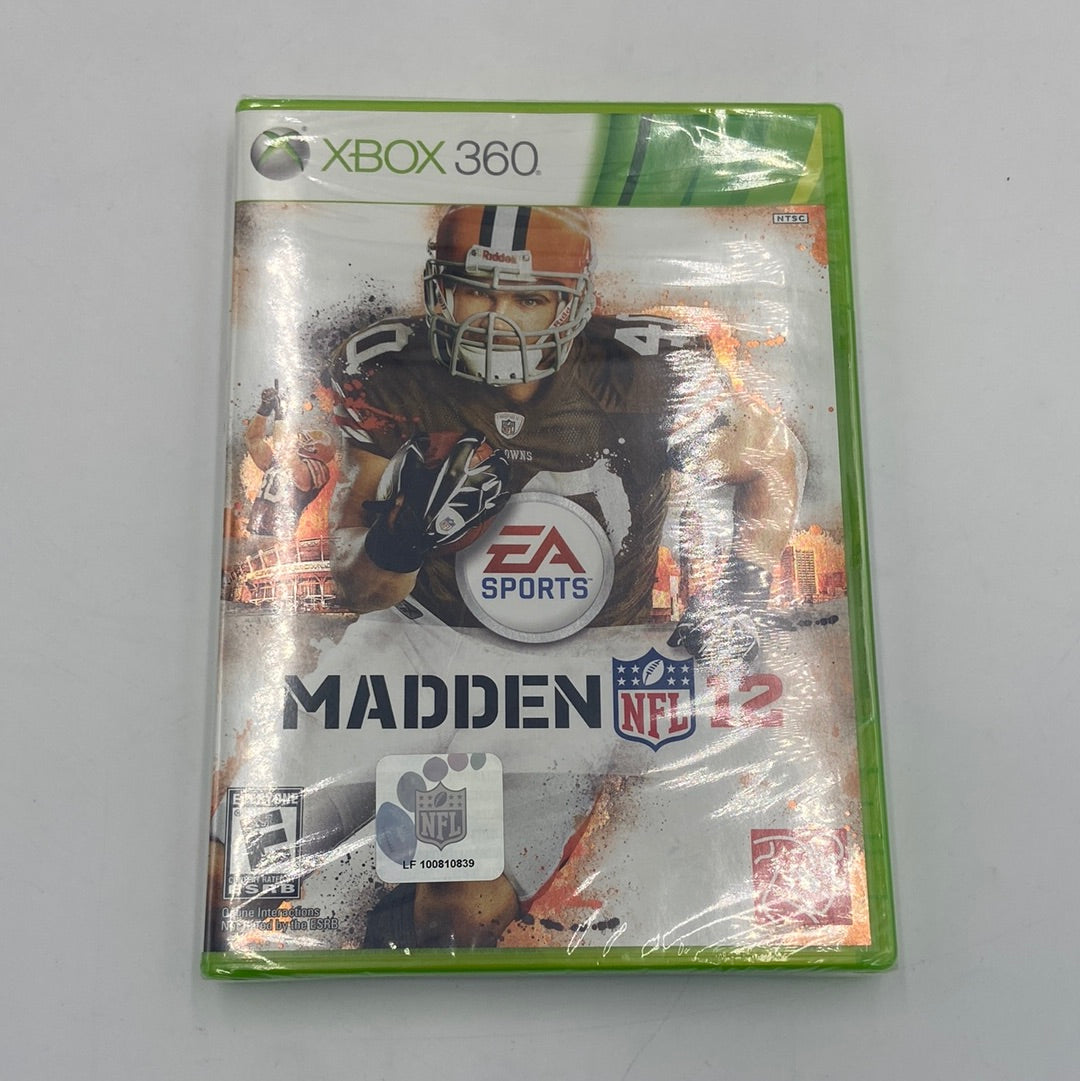 Pair of 2 Microsoft Xbox 360 Madden 09 & Madden 12