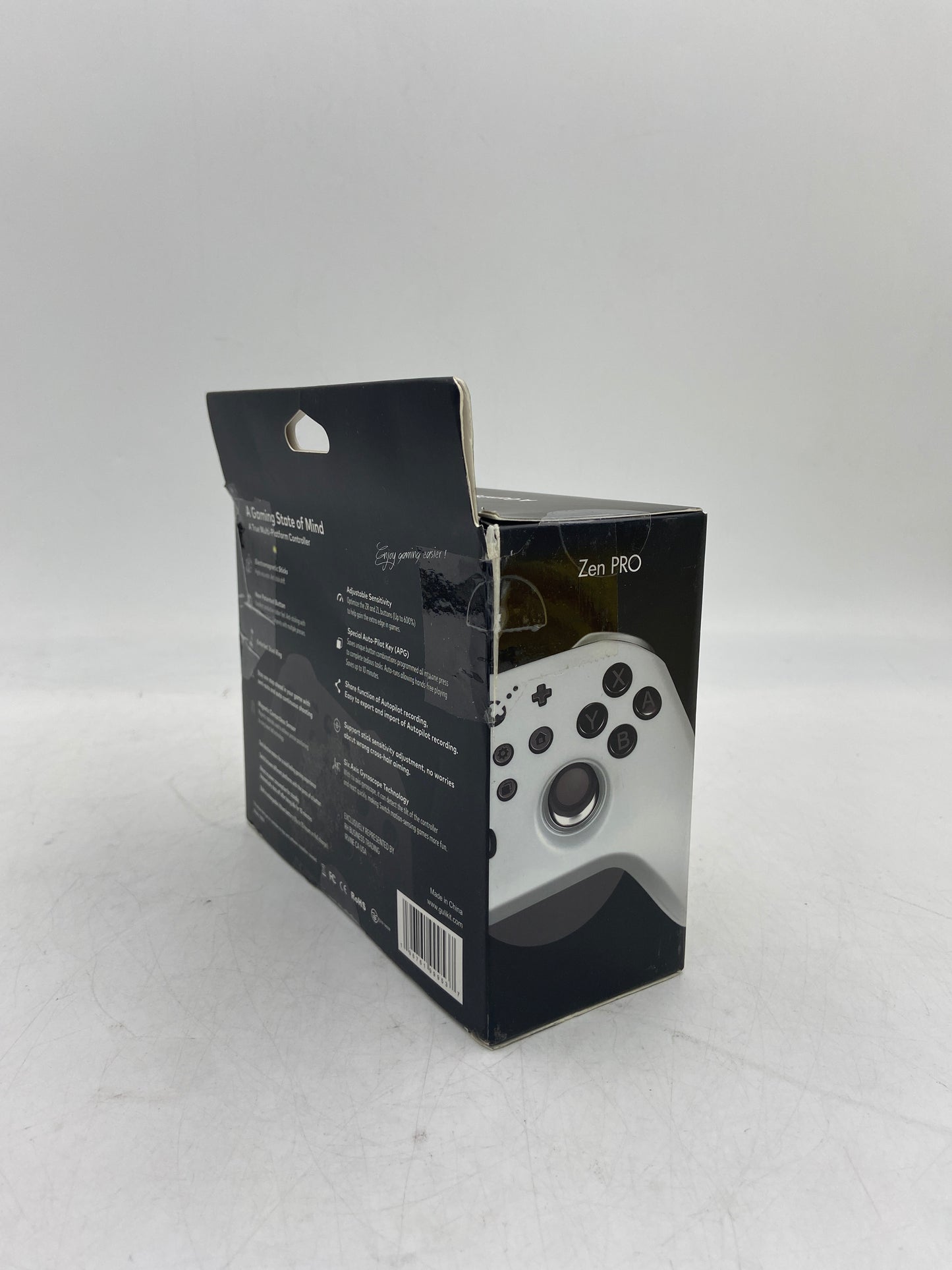 New Zen Pro for Nintendo Switch, PC, Android, iOS Wireless Gaming Controller NS09 (Black & White)
