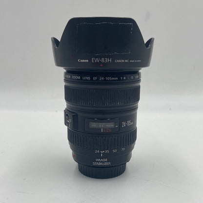 Broken Canon Zoom EF 24-105mm 1:4 L Ultrasonic Camera Lens