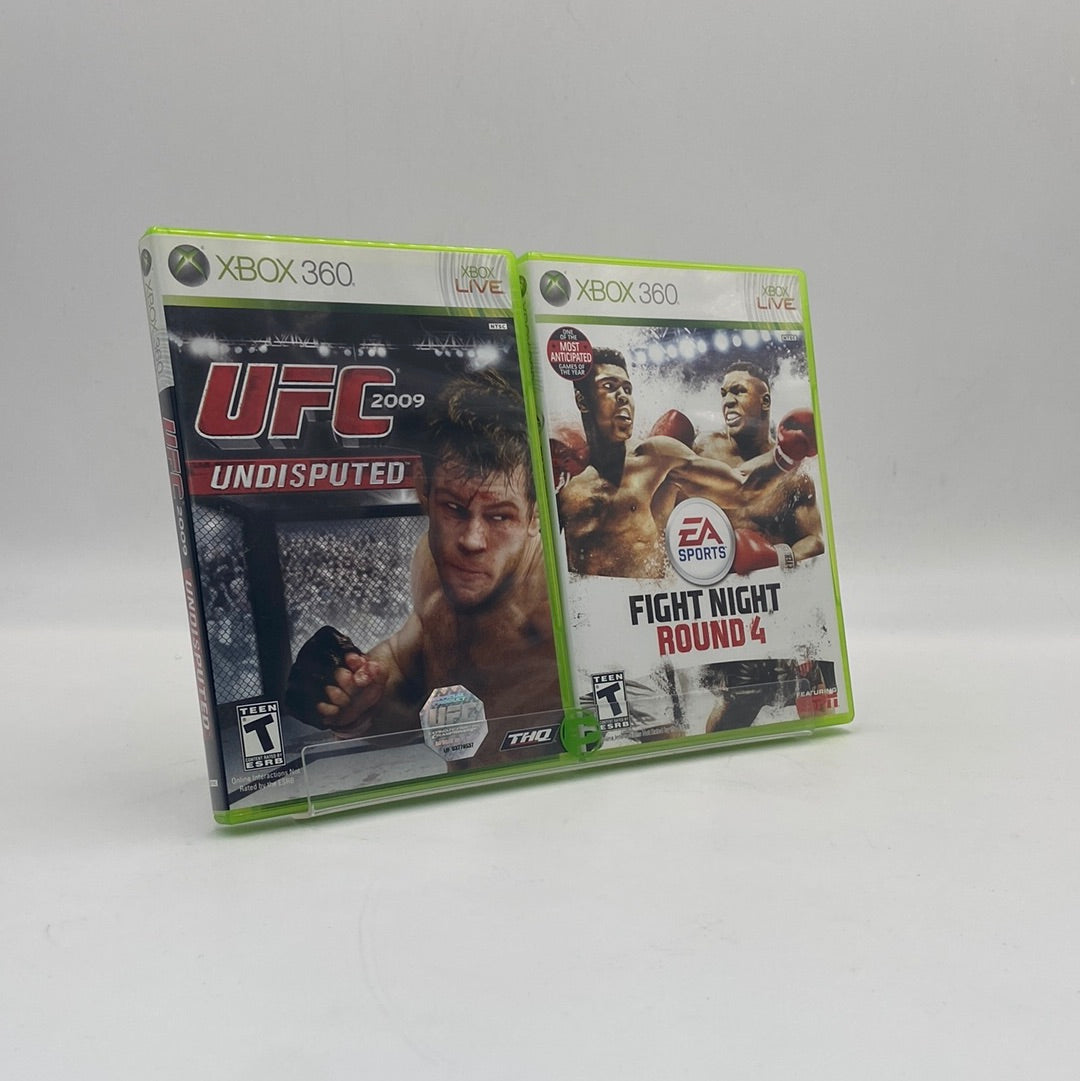 Pair of 2 Microsoft Xbox 360 Fighting Games Bundle 2009