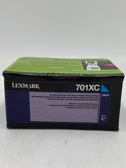 New Lexmark 701XC CS510 Cyan Toner Cartridge