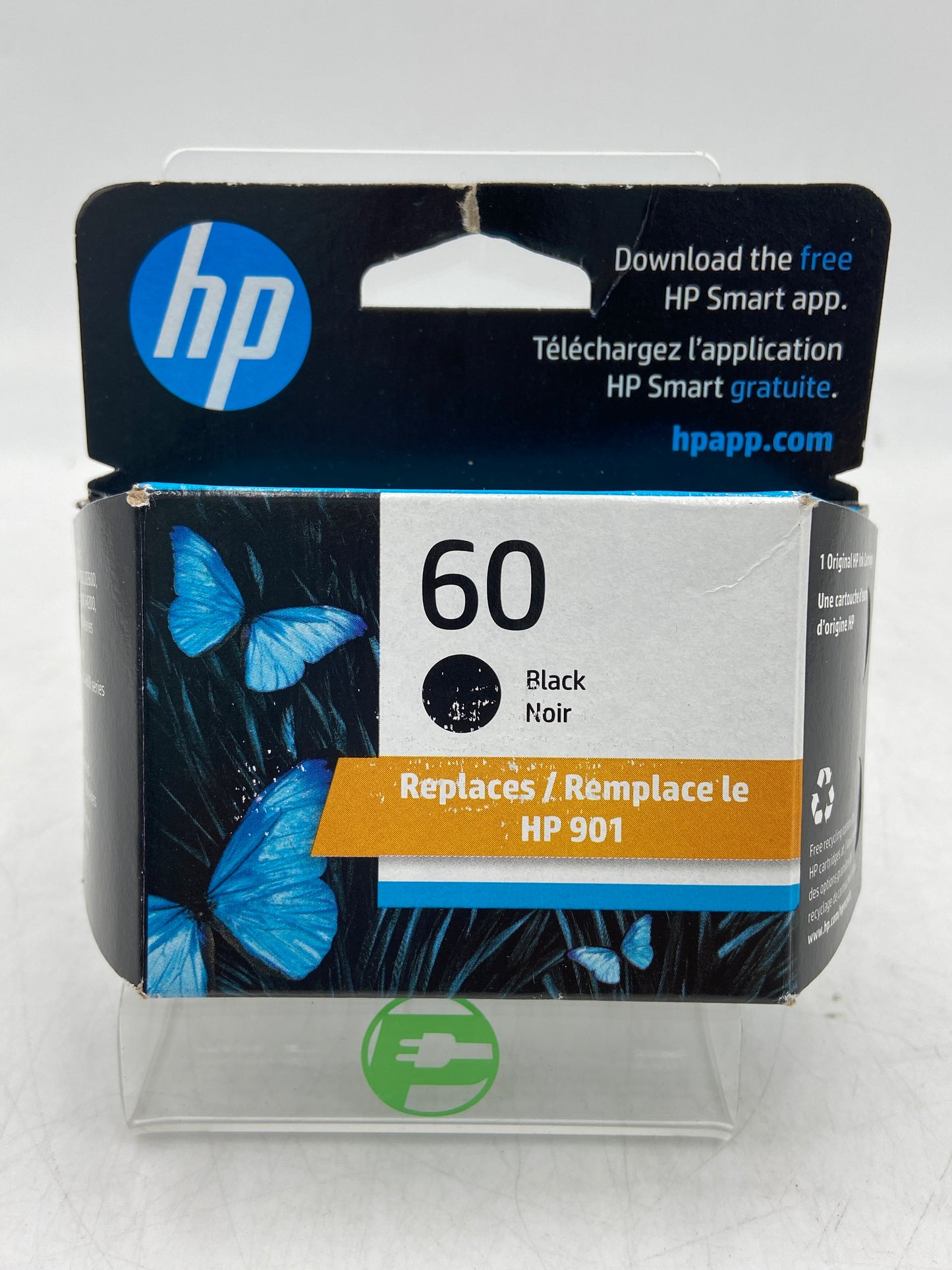 New HP 60 CC640WN Black Ink Cartridge