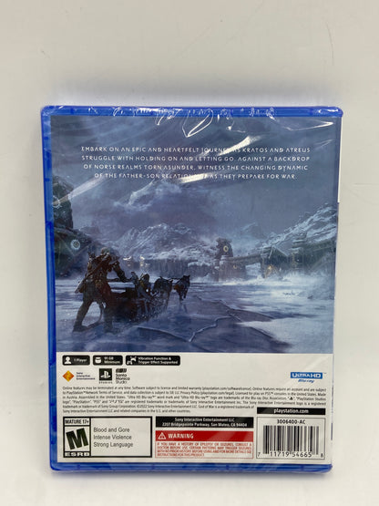 New SONY PLAYSTATION 5 GOD OF WAR RAGNAROK VIDEO GAME 207-44-0177