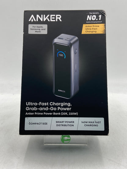 New Anker Ultra-Fast Charging 20K, 200W Grab-and-Go Power Prime Power Bank A110B