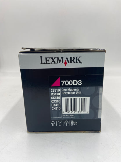 New Lexmark 700d3 Magenta Toner Cartridge