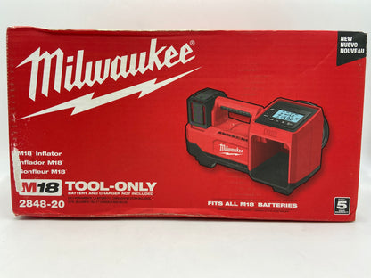 New MILWAUKEE M18 INFLATOR TOOL ONLY 2848-20