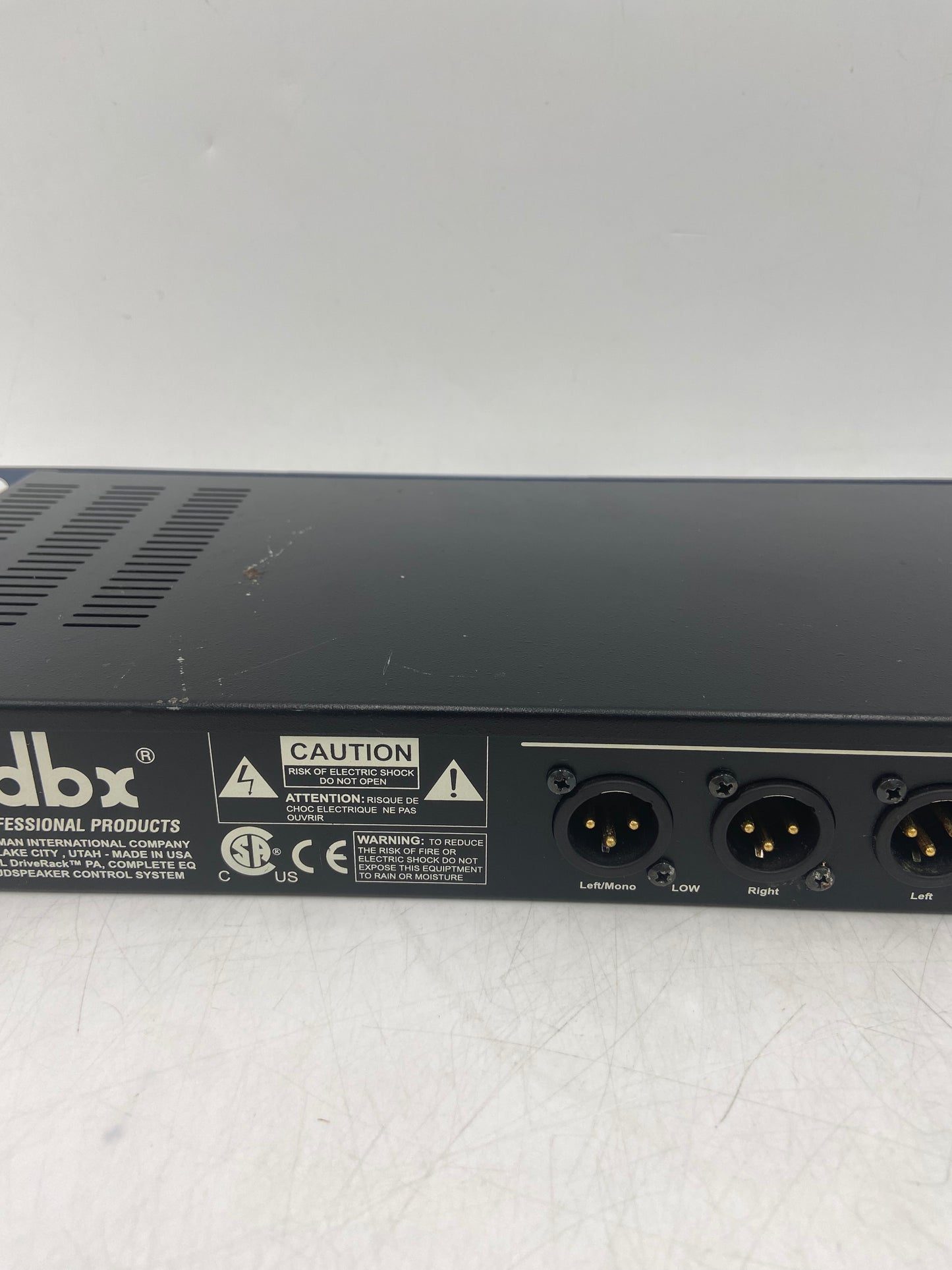 dbx DriveRack PA Professional Equalization and Loudspeaker Control System DBXPA