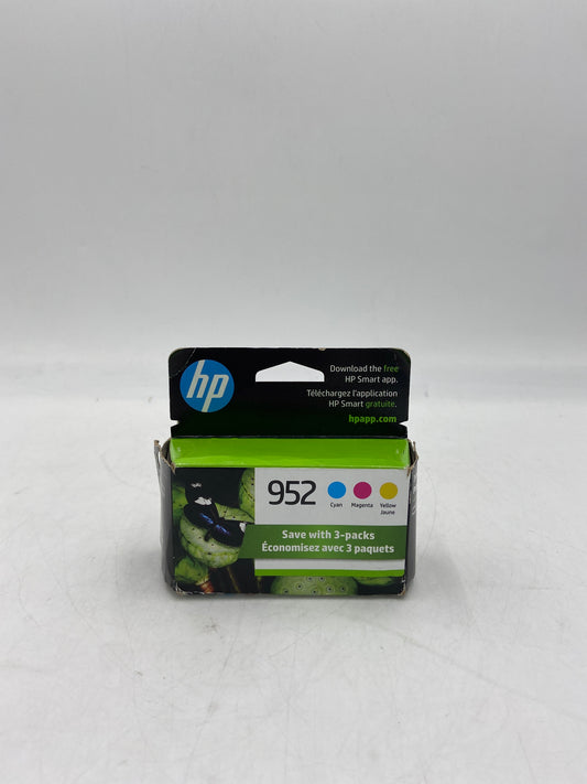 New HP 952 N9K27AN Yellow, Cyan and Magenta Ink Cartridge