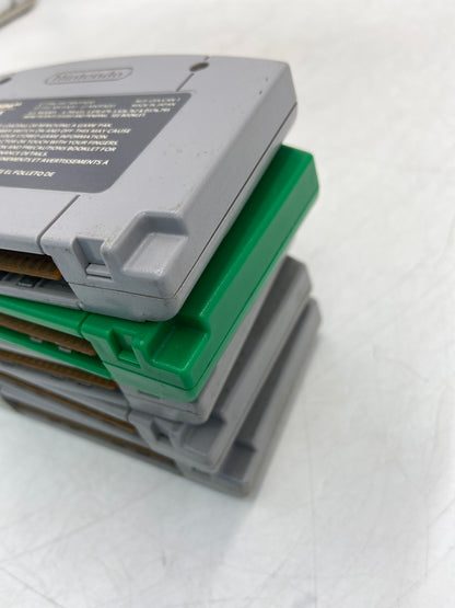 Broken Nintendo LOT OF 10 Nintendo 64 Games Mixed Cartridge Lot DAMAGED