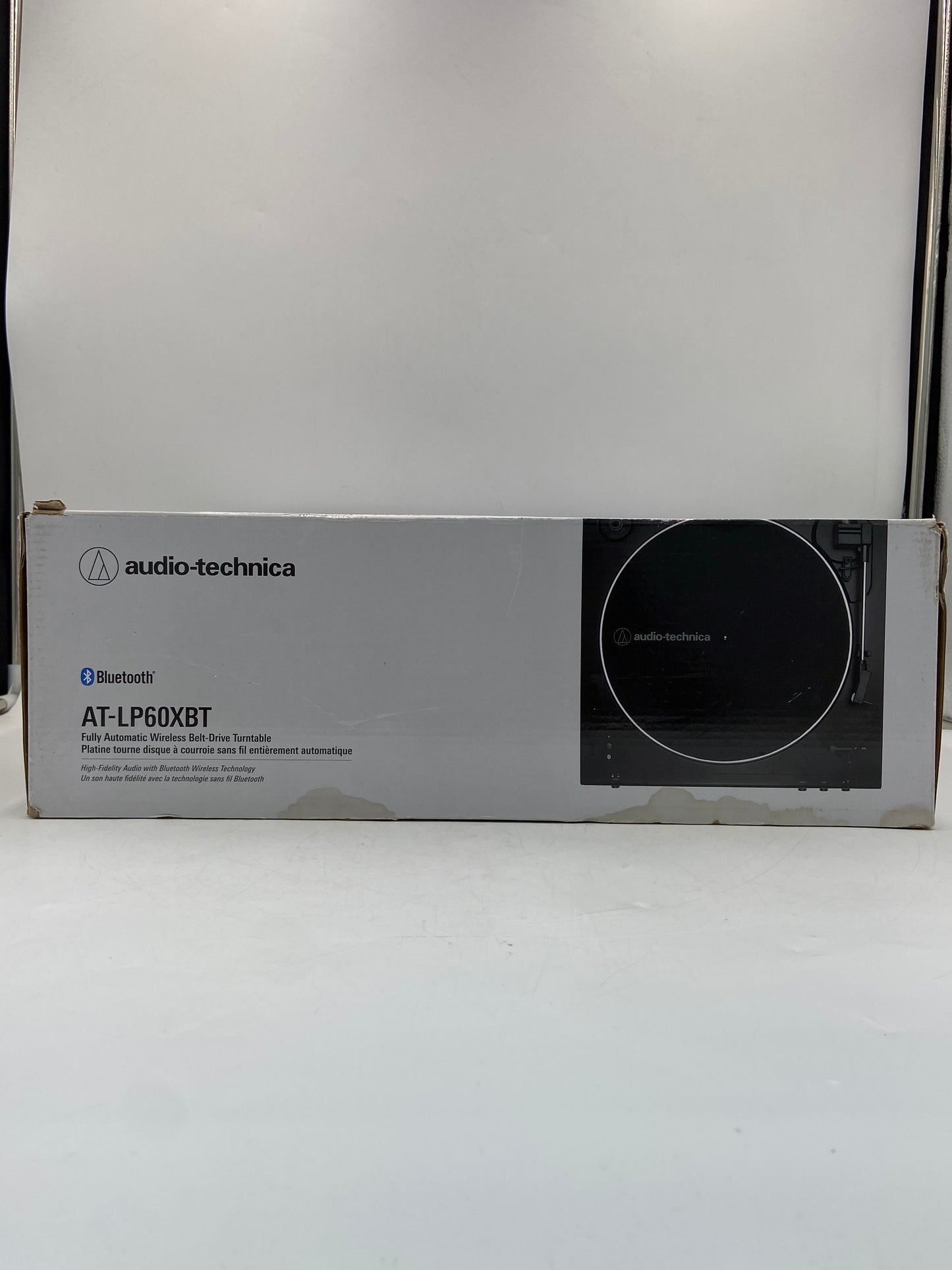 New Open Box Audio-Technica Fully Automatic Bluetooth Wireless Belt-Drive Turntable AT-LP60XBT