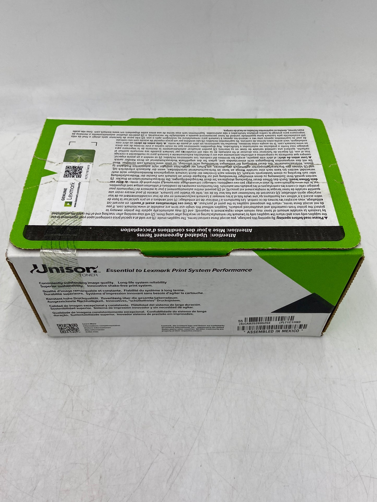 New Lexmark 71C1HK0 CS730 Black Toner Cartridge