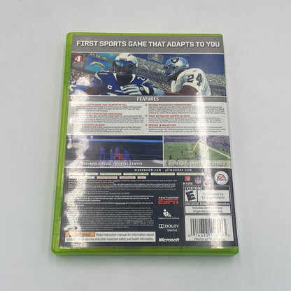 Pair of 2 Microsoft Xbox 360 Madden 09 & Madden 12