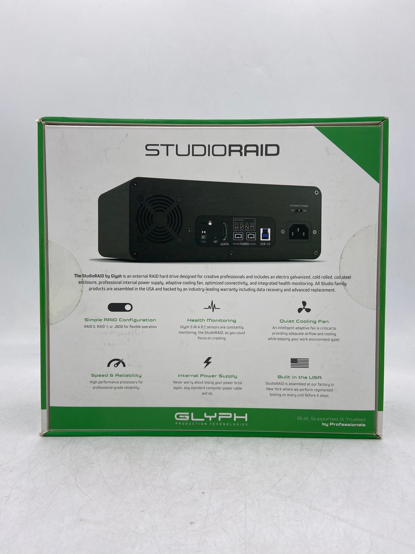 Glyph STUDIORAID 12TB Professional External RAID Hard Drive SR12000