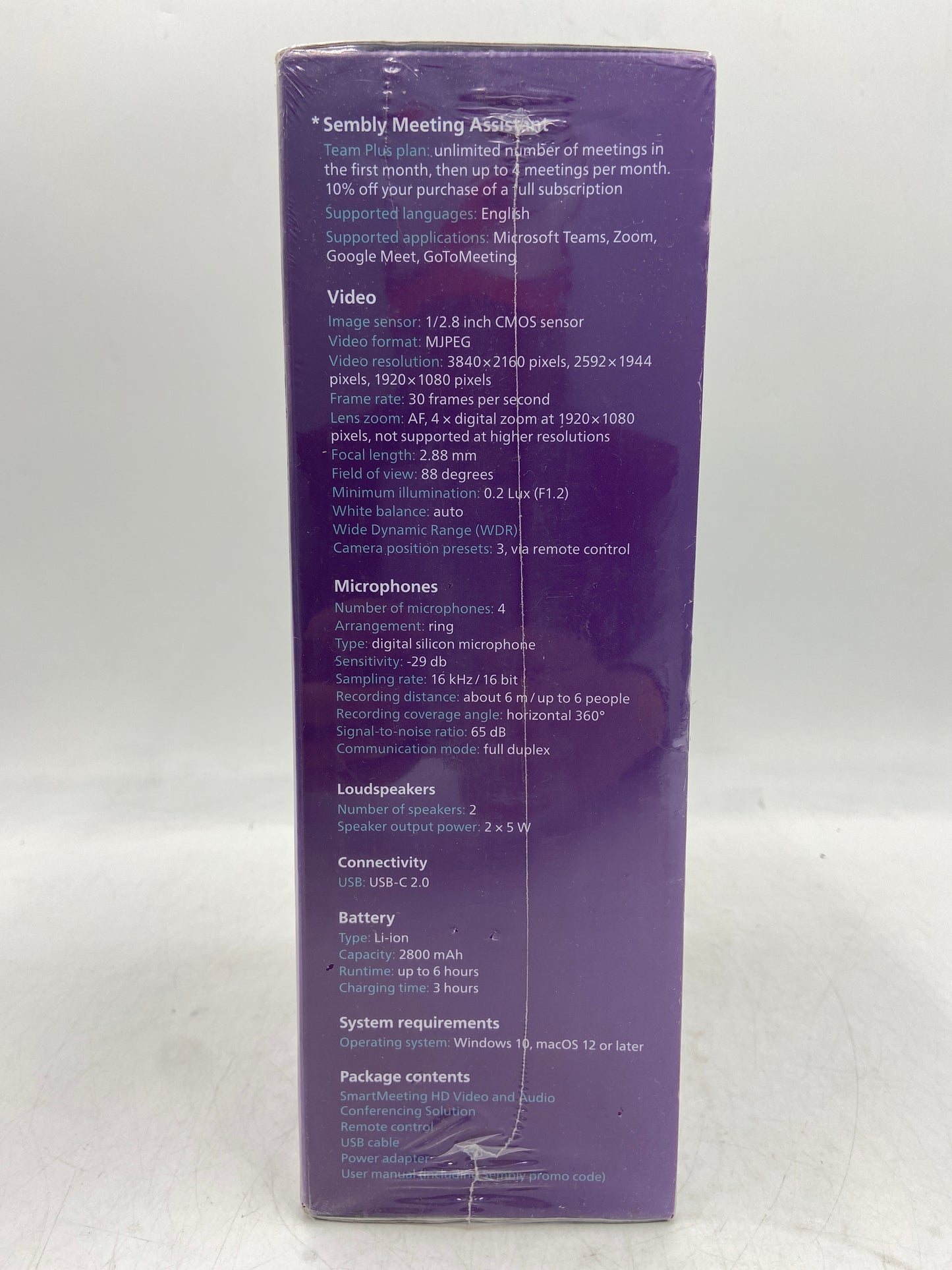 New Phillips Smartmeeting HD Video and Audio Conferencing Solution PSE0550