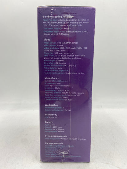 New Phillips Smartmeeting HD Video and Audio Conferencing Solution PSE0550