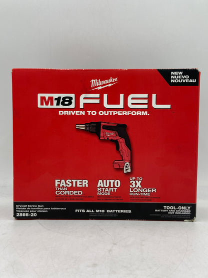 New Milwaukee 2866-20 M18 18V Dry Wall Screw Gun