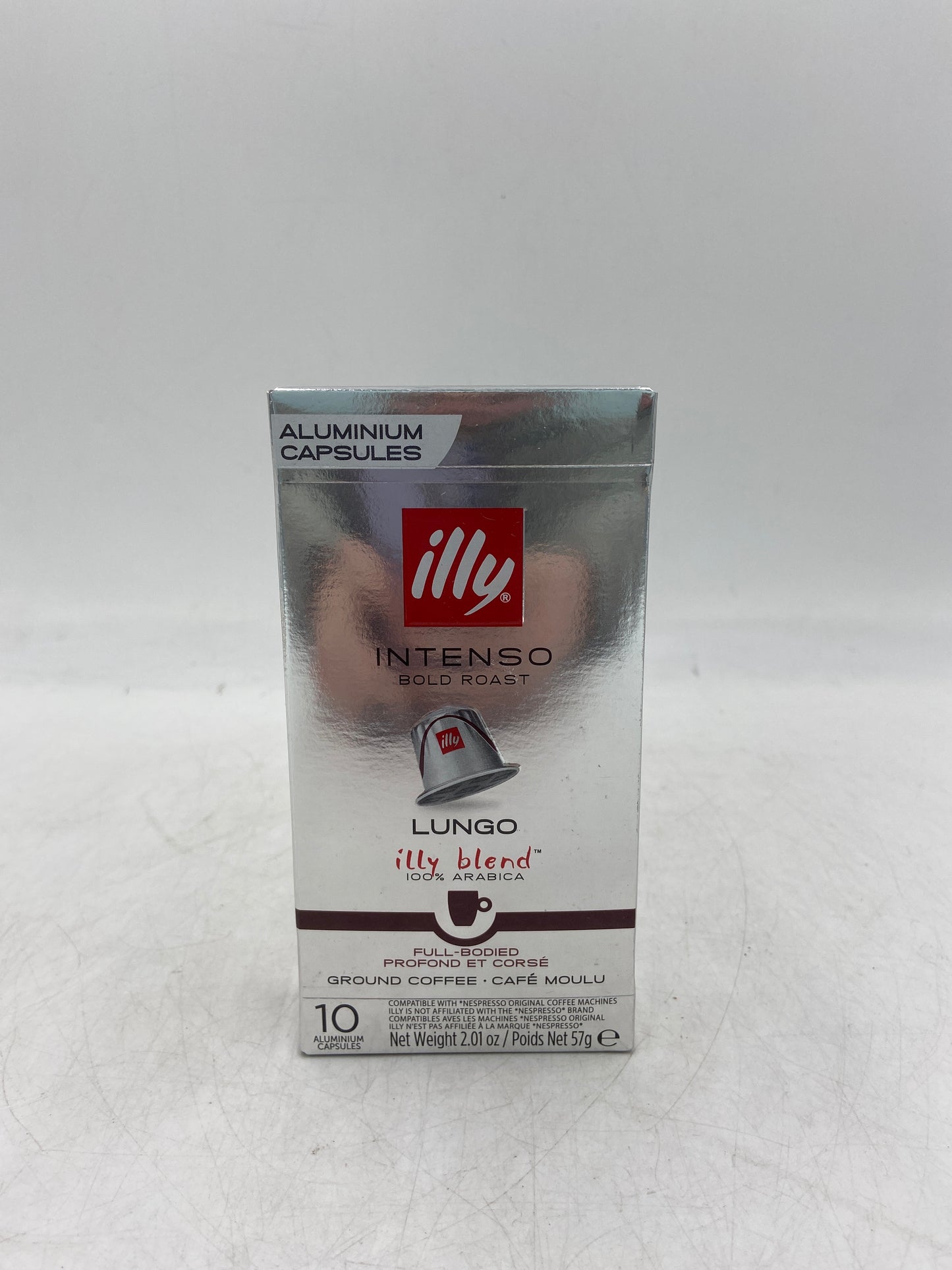 New Illy Intenso Bold Roast 100% Arabica Aluminum Coffee Capsules 10-Pack