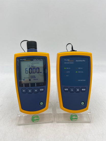 Fluke Networks 850/1300 Source SimpliFiber Pro Set  Fiber Optic Meter