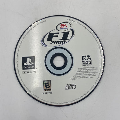 F1 2000 (Sony PlayStation 1 PS1, 2000) Disc Only