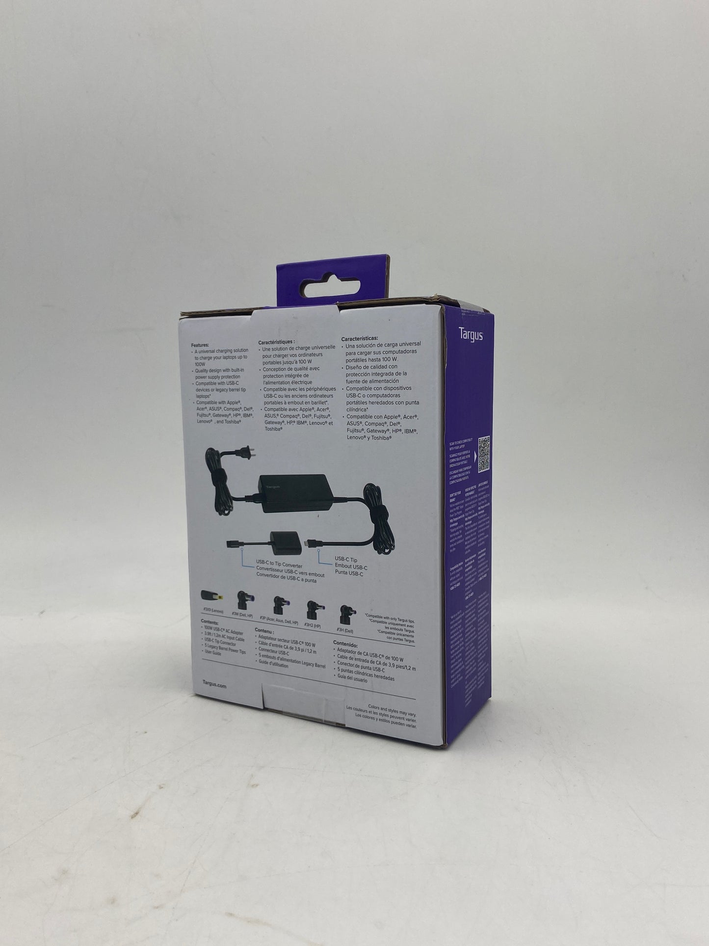 New Targus Universal Laptop charger 100W Universal A.C Adaptor APM108TT