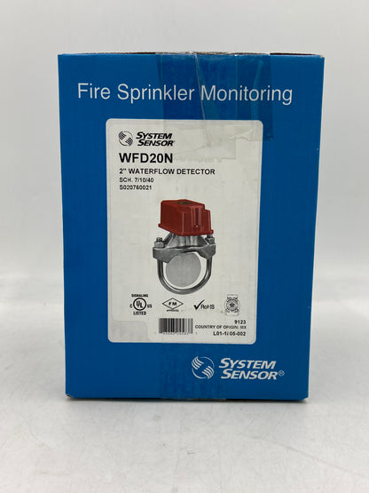 New SYSTEM SENSOR 2" Waterflow Detector Waterflow Detector WFD20N 9123