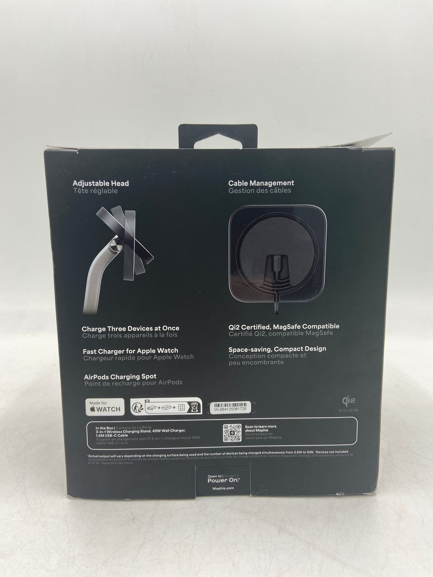 New Mophie 3-in-1 Wireless Charging Stand 401319765