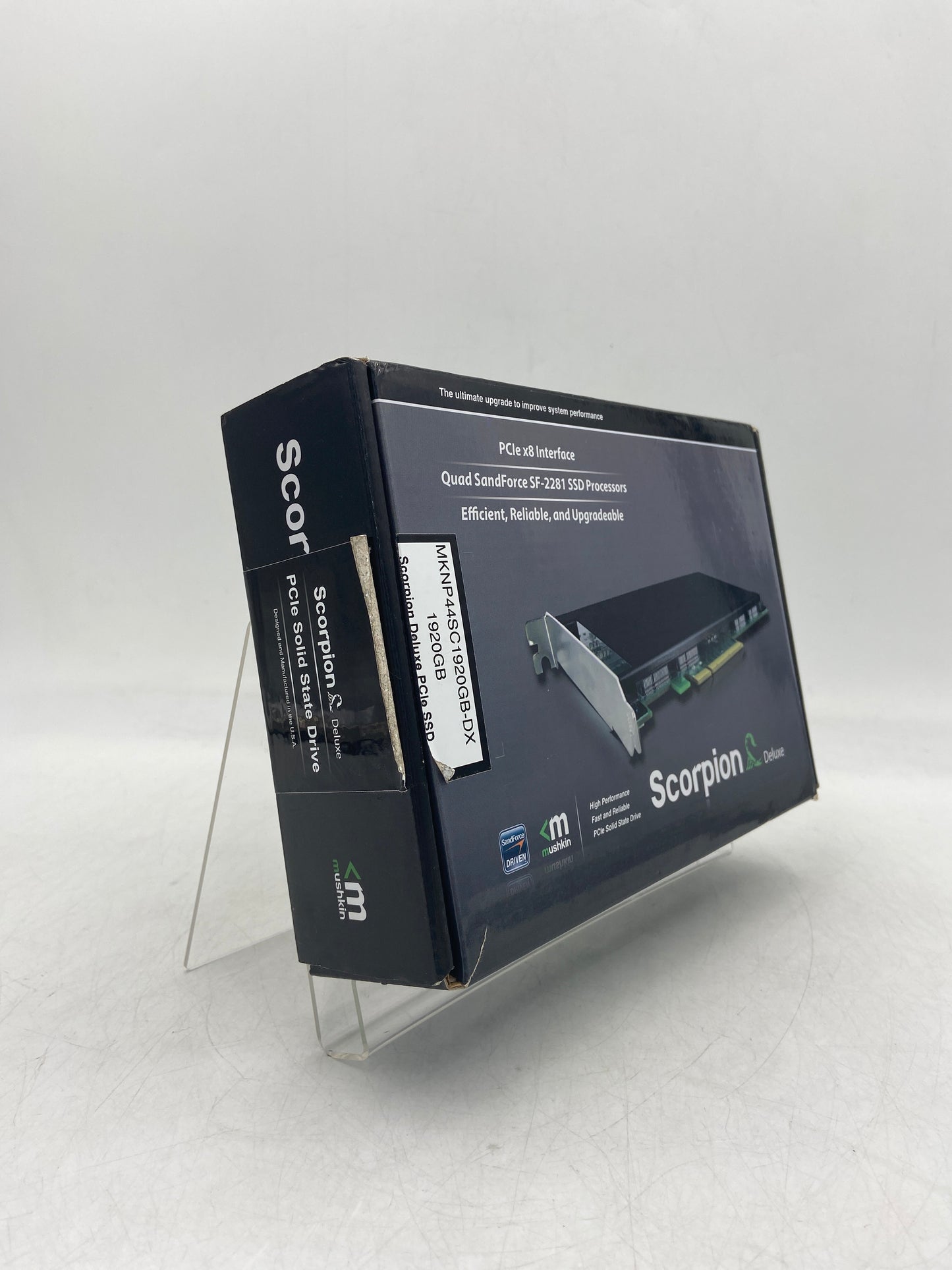 New Open Box Mushkin Deluxe Scorpion PCIE SSD 1920GB High Performance PCle Solid State Drive MKNP44SC1920GB-DX