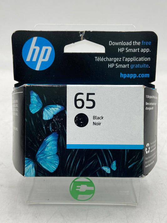 New HP 65 N9K02AN  Black Ink Cartridge EXP  MAY2027