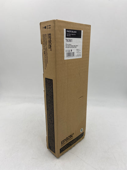 New Epson T6361 Photo Black 700ml EXP 2021 Ink Cartridge for Epson Stylus Pro C13T636100