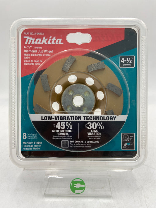 New Makita 4-1/2" Diamond Cup Wheel A-96403
